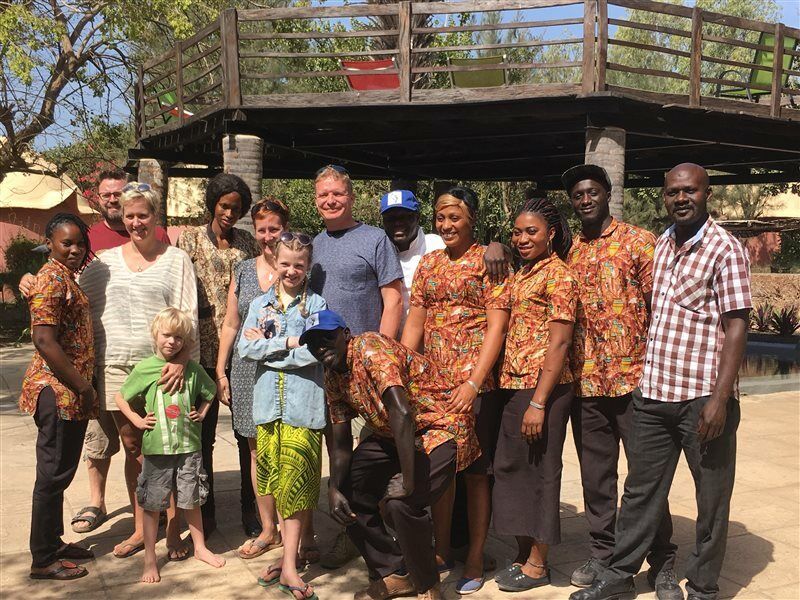 Footsteps Eco-Lodge Gunjur エクステリア 写真